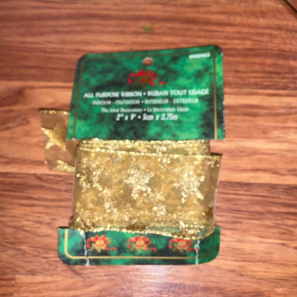 🥰 4/$25 - Red or Gold All-Purpose Ribbon - Picture 4 of 6